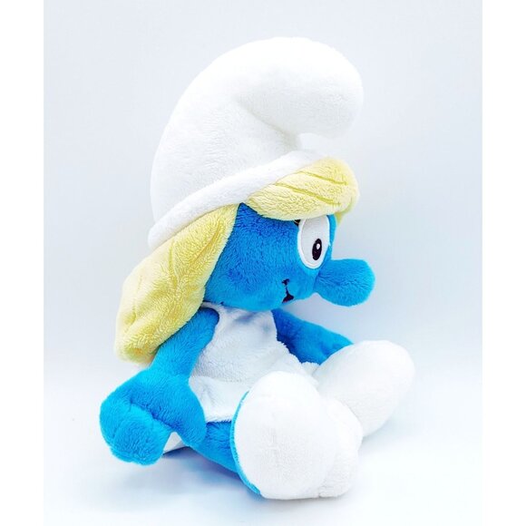 2 Smurfs Plush Smurfette & Happy Smurf Plush Stuffed Toys - Picture 3 of 11